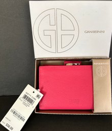 New In Box With Tags Giani Bernini Fuschia Pink Wallet