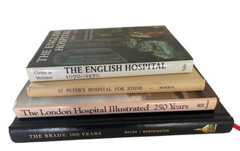 Group Of Books On Historic Hospitals