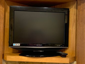 Small Sharp Tabletop Television.