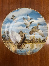 David Maass For Danbury Mint Collector Plate 'Abrupt Departure'