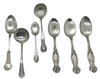 Collection Of Seven Small Sterling Spoons 4.5 TOZ