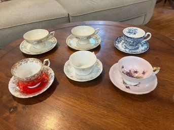 6 Vintage & Collectible Tea Cups