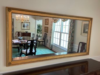 Large Mirror With Gold Frame