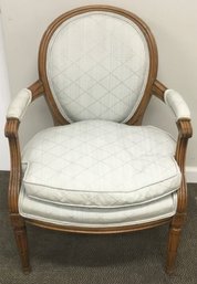 Antique Parlor Upholstered Arm Chair