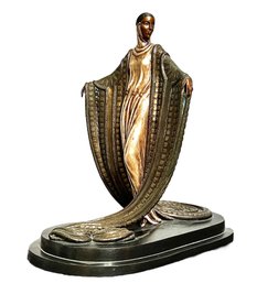 Erte La Mysterieuse Ltd Ed Bronze Sculpture