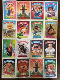 1986 Garbage Pail Kids Sticker Card Lot  All 16 Cards In Picture Are Included In This Lot.  Excel. Cond. Cards