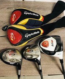 Trio Of TAYLOR MADE Golf Clubs