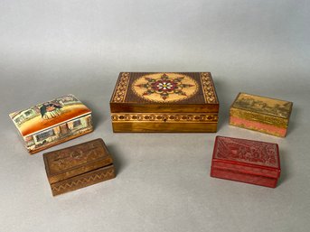 Collection Of Boxes Including Royal Daulton
