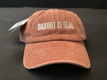 Bigfoot Is Real Brand New With Tag Baseball Cap Embroidered
