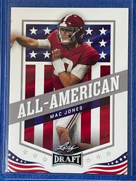 2021 Leaf All American Mac Jones Rookie Card #46