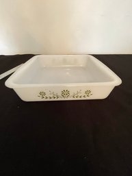 Vintage Queen Victoria Crazy Daisy Glassbake Dish