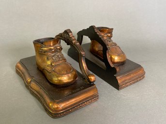 Personalized Copper Book Ends