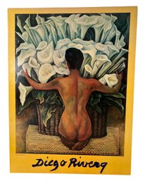 Nude With Calla Lilies By Deigo Rivera 26''x 35