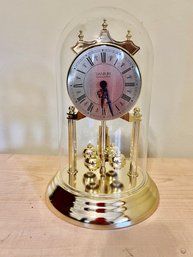 Danbury Table Clock With Glass Dome