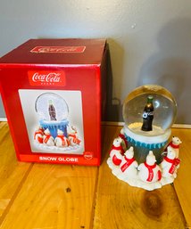 Coca Cola Polar Bear Snow Globe