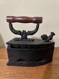 Antique, Ca. 1860, Coal Iron, Cast Iron,