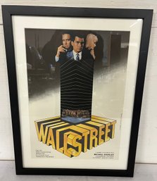 Framed 'Wall Street' Promo Print