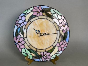 A Stained Glass Clock, Battery Operated