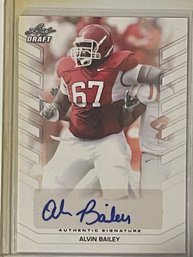 2013 Leaf Draft Alvin Bailey Autographed Rookie Card #BA-AB1