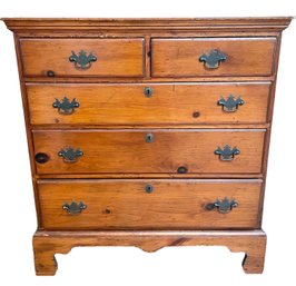 Antique Five Drawer Pine Dresser