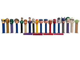 Collection Of Pez Dispensers.