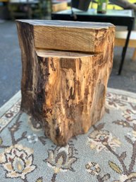 Wood Stump (For Display Or Woodworking)