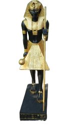 A Golden Statute Of King Tutankhamun Of Egypt - Their Most Famous King