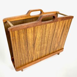 Ernest Sohn 1960s Teak Magazine Holder