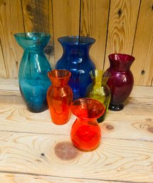 Multi-color Mid Century Vases