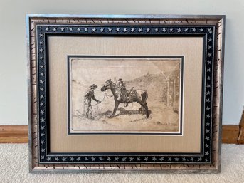 Early 20th Century Etching By John Innes (Canadian, 1863-1941) - Beautifully Custom Framed