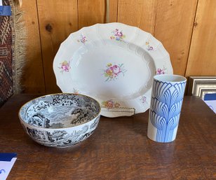 Porcelain Including Antique Spode And Rosenthal