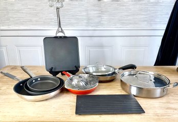 Fabulous Set Of Pans And Cookware - Calphalon, Cuisinart, Decoware