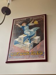 Antique Cordon Bleu Affiches Lutetia Large Poster 46x65 Circa 1926  Its A Beauty