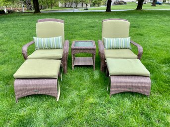 Martha Stewart Living Five Piece Patio Furniture Set