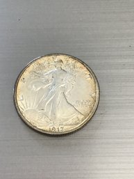 1917 Liberty Walking Silver Half Dollar