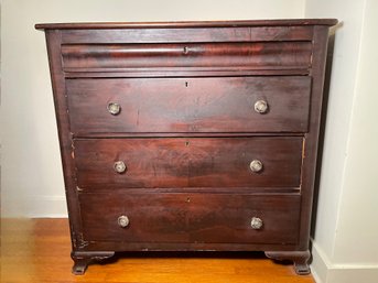 19th Century Flamed Mahogany Dresser