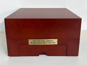 New York Yankees World Series Pin Collection Box