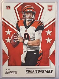 2020 Panini Rookies And Stars Joe Burrow Rookie Card #101