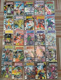 Vintage Lot Of 25 Marvel Comics The Avengers Comic Books 1984-87