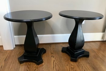 Pair Of Elegant POTTERY BARN Accent Tables