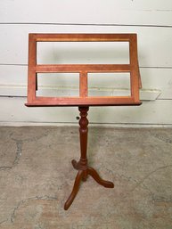 A Wooden Early Music Stand
