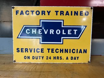 Chevrolet Service Technician Sign