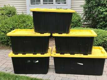 Set Of 5 HDX Tough Totes