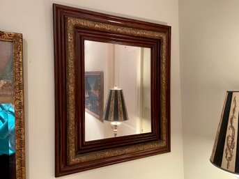 Antique Wood Framed Mirror