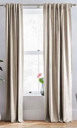 West Elm Luster Velvet Curtains