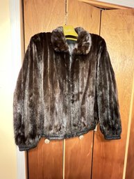 Steve Toomey, Reversible Leather, Mink Jacket