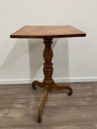 Antique Square Top Candlestand