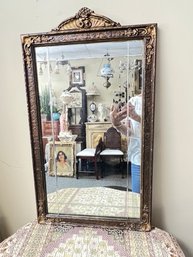 Cut Glass Wall Mirror  C 1920