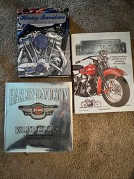 Harley Davidson Table Books, History, Rolling Sculpture, Model By Model