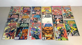 1980s Alpha Flight Comic Books